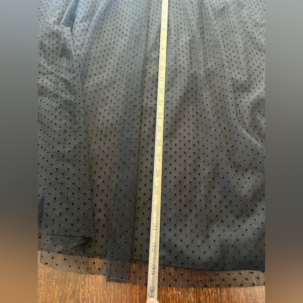 J. Crew Black Midi Tulle Skirt Size Medium - Picture 7 of 7